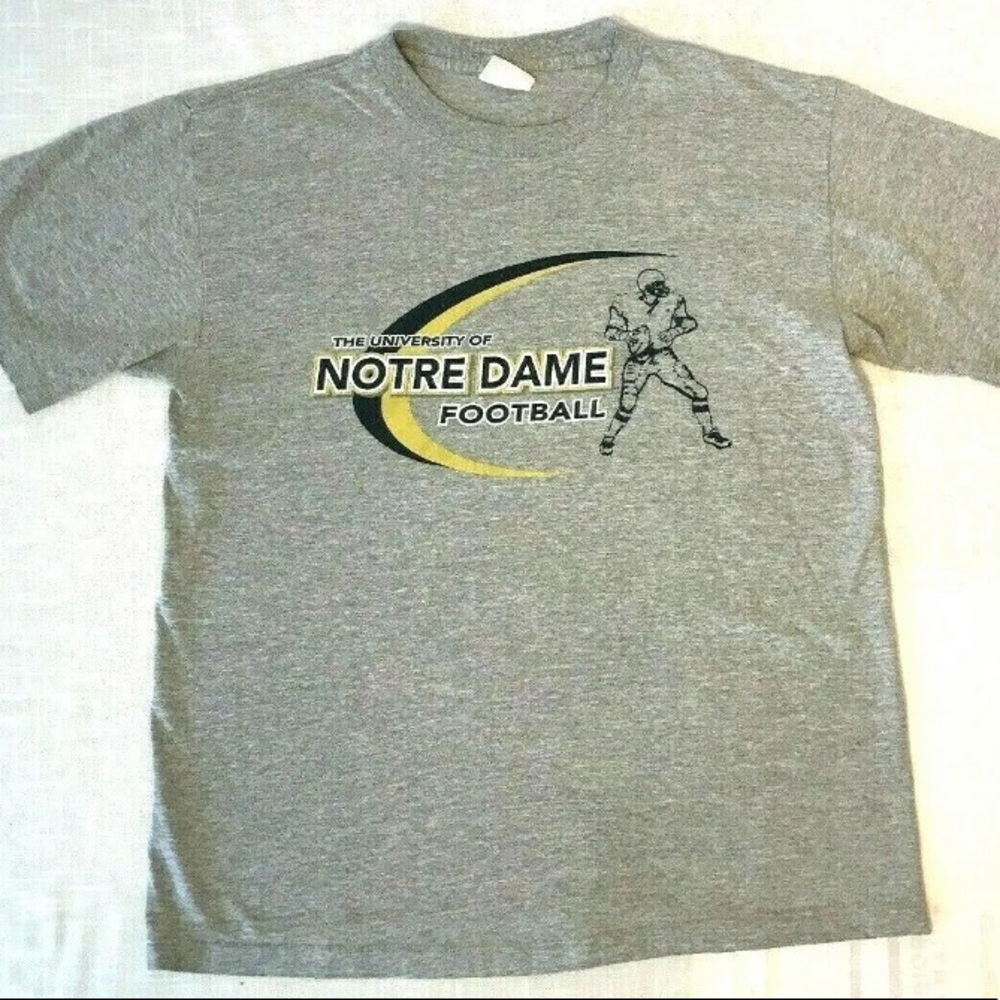 Vintage Notre Dame Sz Large T Shirt Football